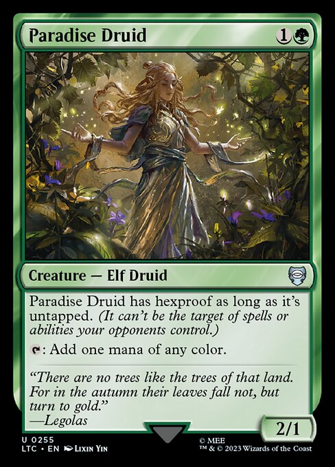 Paradise Druid (Tales of Middle-earth Commander #255)