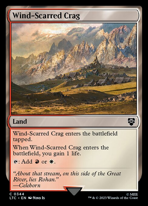 Wind-Scarred Crag (Tales of Middle-earth Commander #344)