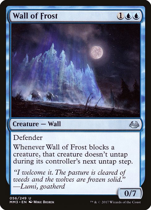 Wall of Frost (Modern Masters 2017 #56)