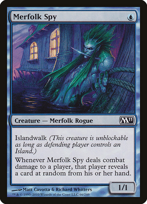 Merfolk Spy (Magic 2011 #66)