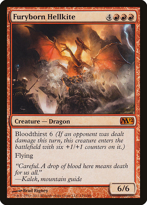 Furyborn Hellkite (Magic 2012 #135)