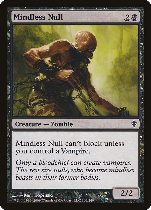 Mindless Null (Zendikar #103)