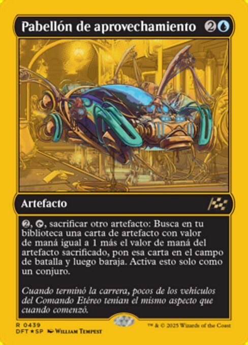 Repurposing Bay - Aetherdrift Magic: The Gathering Card - Artifact by William Tempest