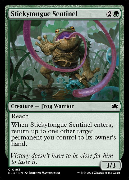 Stickytongue Sentinel (Bloomburrow #193)