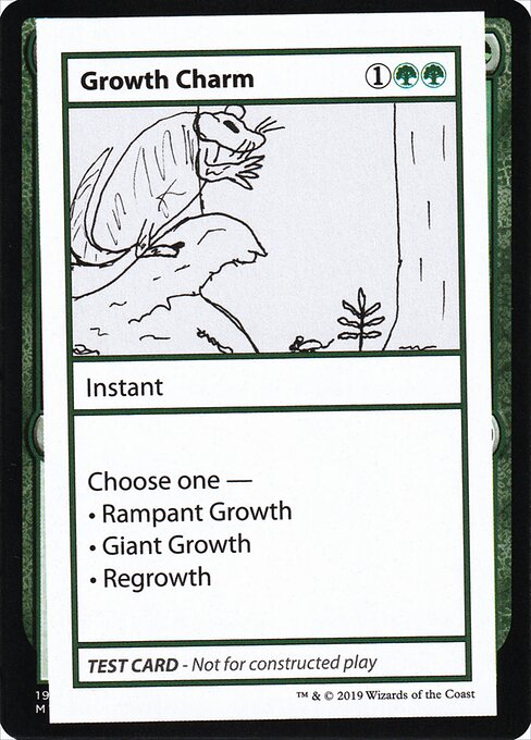 Growth Charm (Mystery Booster Playtest Cards 2021 #77)