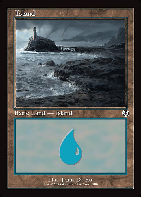 Island (290) (Retro Frame)