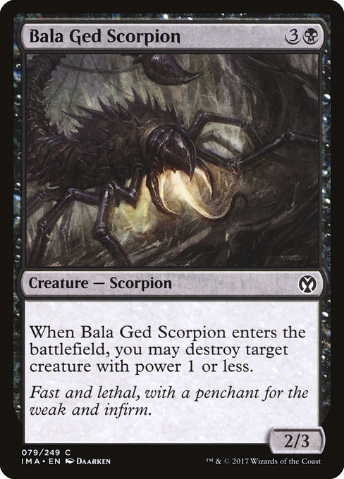 Scorpion de Bala Ged|Bala Ged Scorpion