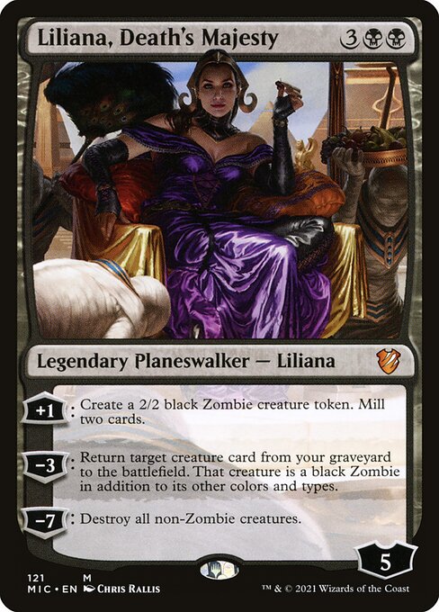 Liliana, Death's Majesty (Midnight Hunt Commander #121)