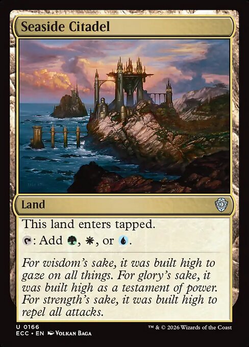 Seaside Citadel magic the gathering card art