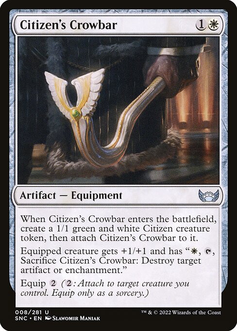 Citizen's Crowbar (snc) 8 Citizen's Crowbar (snc) 8
