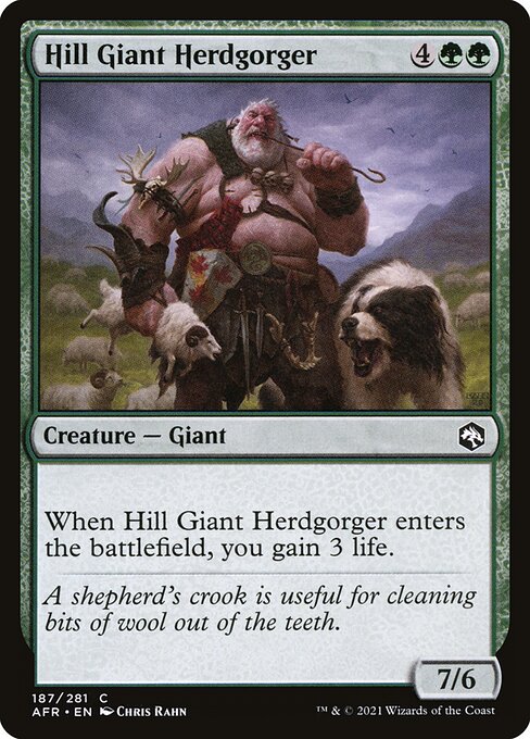 Avaleur de bétail géant des collines|Hill Giant Herdgorger