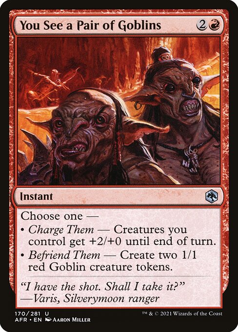 You See a Pair of Goblins card image