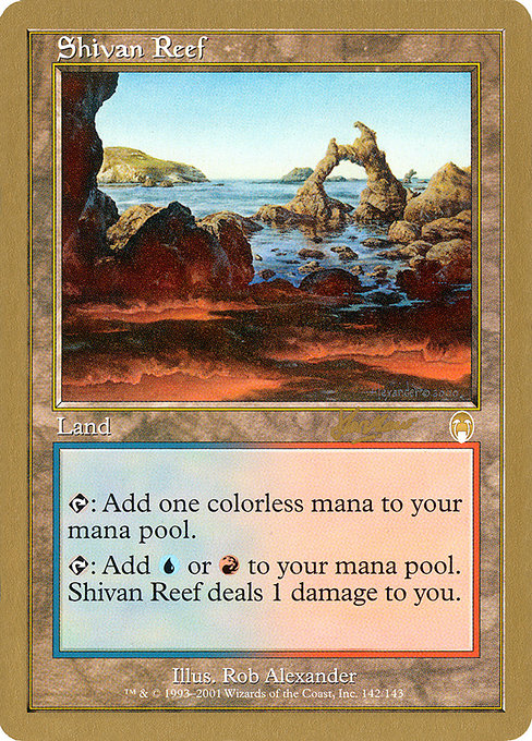 Shivan Reef (World Championship Decks 2002 #shh142)