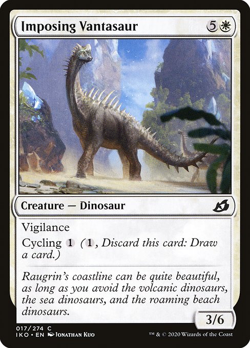 Imposing Vantasaur card image