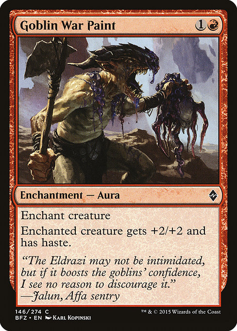 Goblin War Paint (bfz) 146