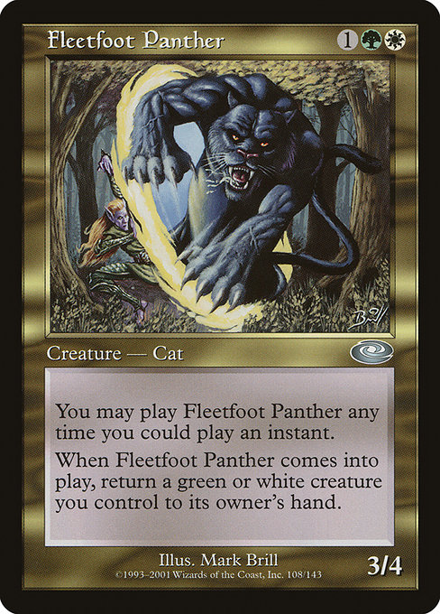 Fleetfoot Panther (Planeshift #108)