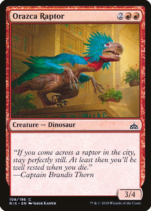 Orazca Raptor (rix) 108