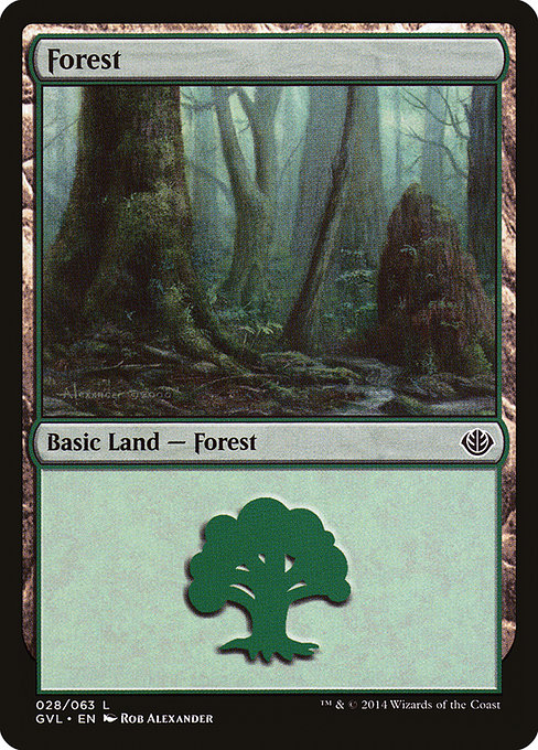Forest (Duel Decks Anthology: Garruk vs. Liliana #28)