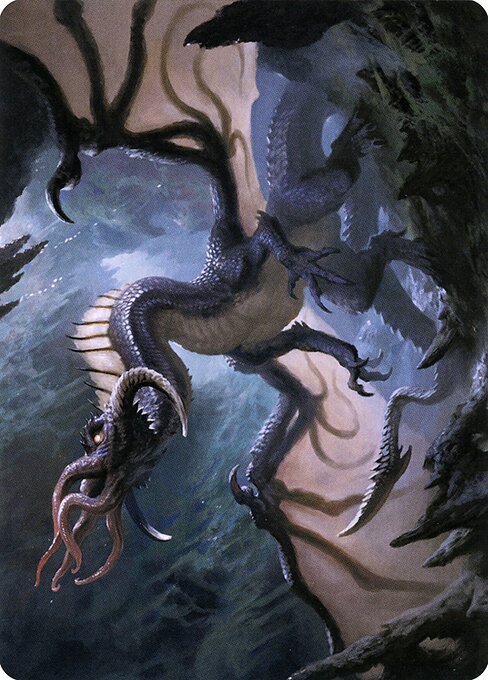 Brainstealer Dragon // Brainstealer Dragon (Battle for Baldur's Gate Art Series #31)