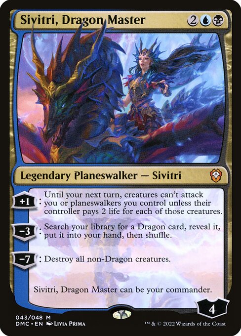 Sivitri ، Dragon Master (Dominaria United Commander #43)