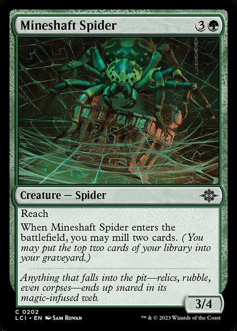 Araignée du puits de mine|Mineshaft Spider
