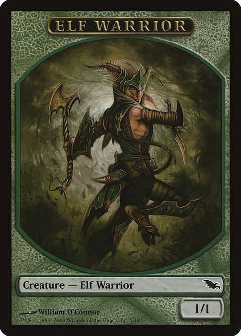 Elf Warrior (Shadowmoor Tokens #5)