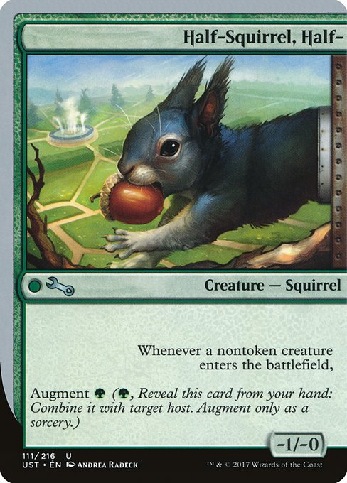 Half-Squirrel, Half- card image