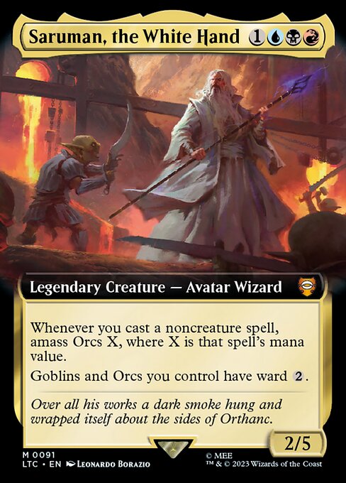 Saruman, the White Hand card image