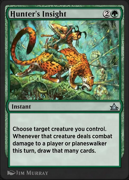 Hunter's Insight magic the gathering card art