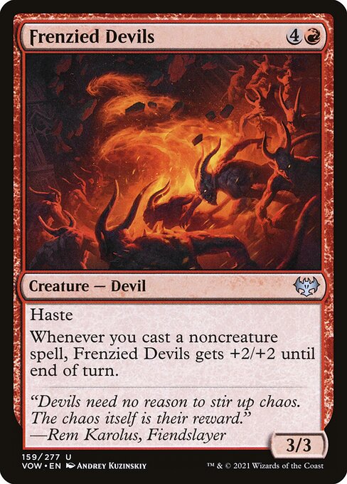 Frenzied Devils (Innistrad: Crimson Vow #159)