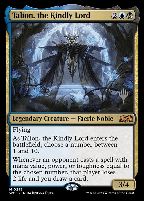 Talion, the Kindly Lord (Wilds of Eldraine Promos #215p)