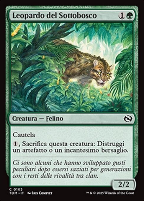 Leopardo del Sottobosco