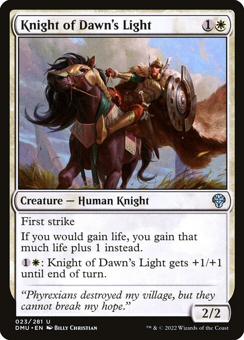 Knight of Dawn's Light (dmu) 23