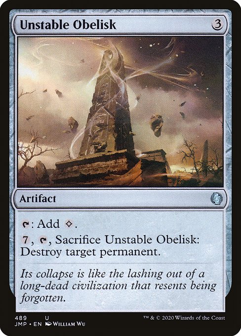 Obélisque instable|Unstable Obelisk