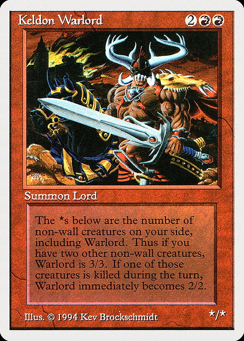 Keldon Warlord (Summer Magic / Edgar #160)