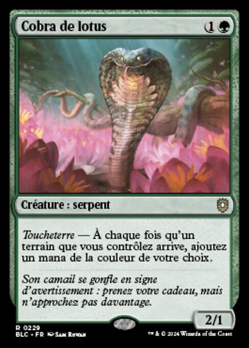 Lotus Cobra (Bloomburrow Commander #229)