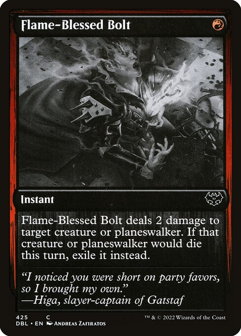 Flame-Blessed Bolt (Innistrad: Double Feature #425)