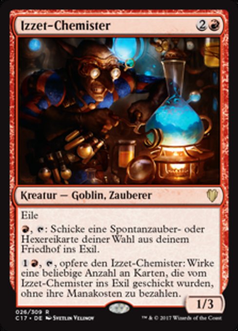 Izzet Chemister (Commander 2017 #26)