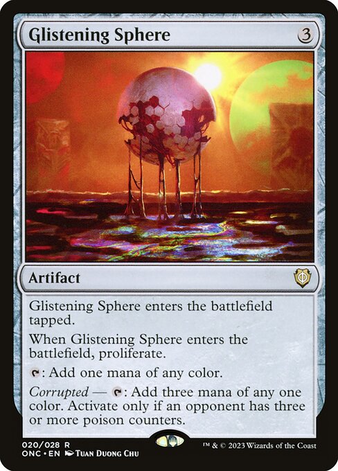 Glistening Sphere (Phyrexia: All Will Be One Commander #20)