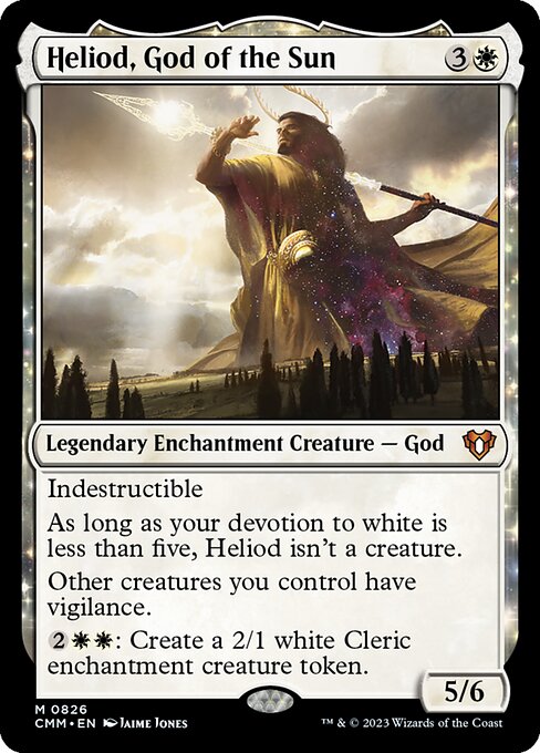 Heliod, God of the Sun (Commander Masters #826)