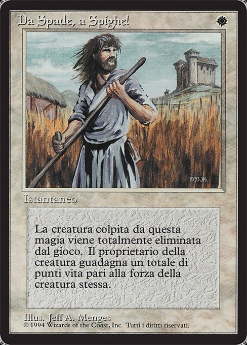 Swords to Plowshares (Foreign Black Border #41)