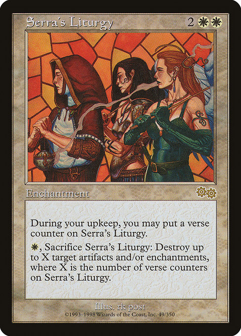 Serra's Liturgy (Urza's Saga #49)