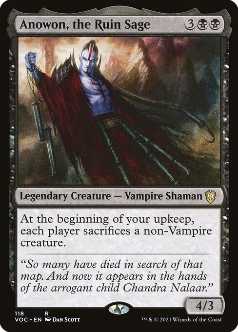 Anowon, the Ruin Sage (Crimson Vow Commander #118)