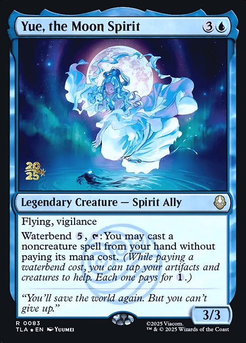 Yue, the Moon Spirit magic the gathering card art