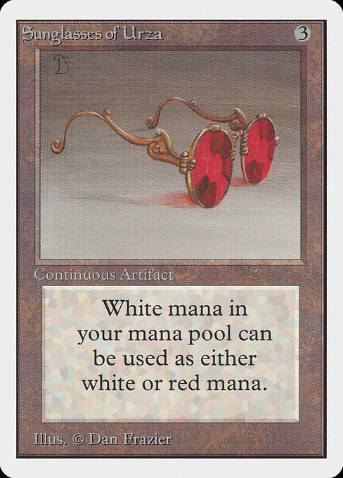Sunglasses of Urza (Unlimited Edition #272)