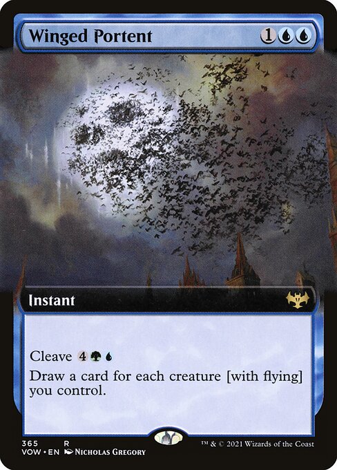 Winged Portent card image