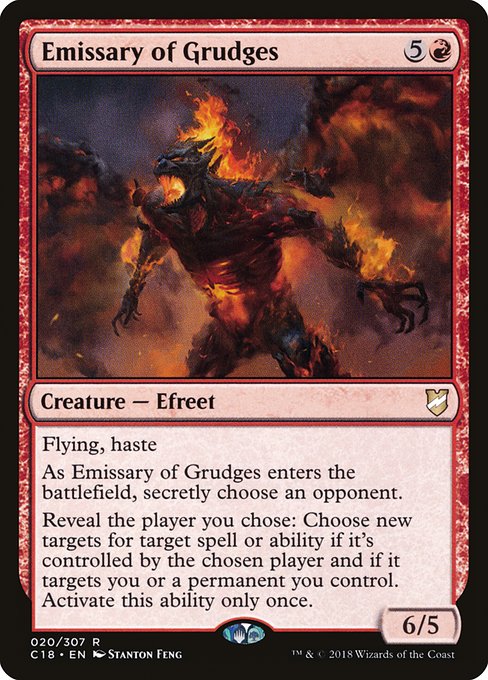 Emissary of Grudges (Commander 2018 #20)