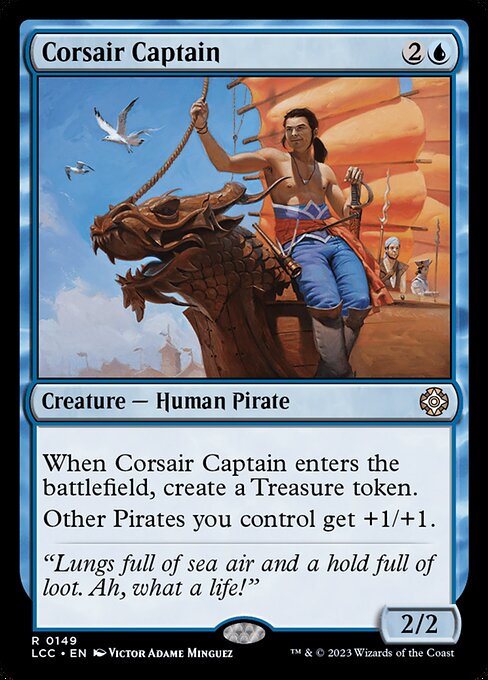 Corsair Captain (The Lost Caverns of Ixalan Commander #149)