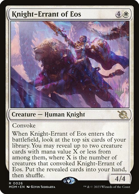 Knight-Errant of Eos (March of the Machine Promos #26p)
