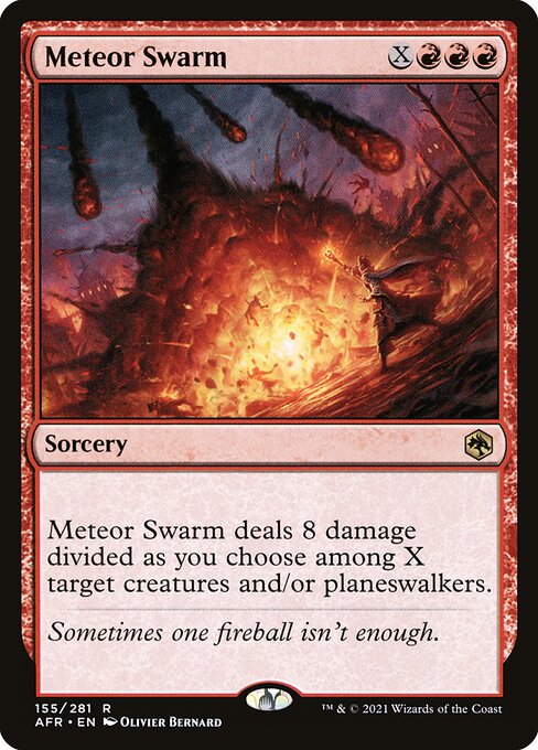 Meteor Swarm card image